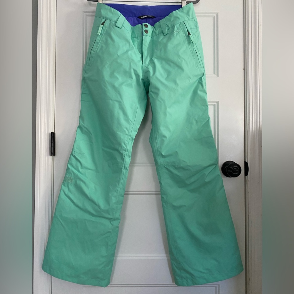 The North Face Womens Freedom Insulated Snowpants, aqua, M